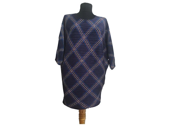 Adolfo Dominguez Tunika Oberteil mehrfarbig Polyester Größe 38 Mehrfarben