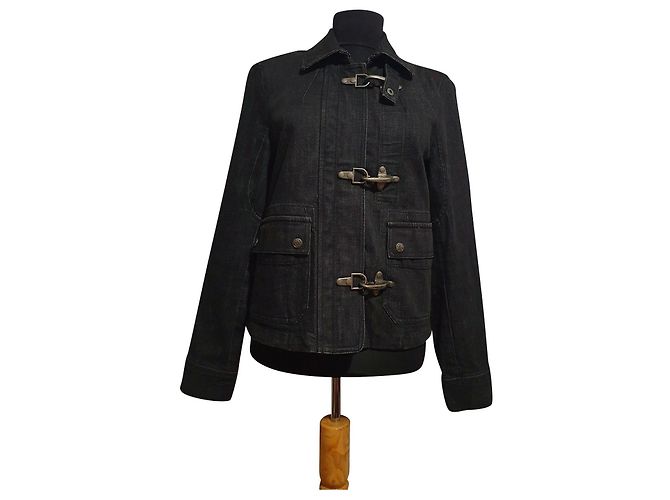 Jaqueta jeans Ralph Lauren cinza escuro Cinza antracite