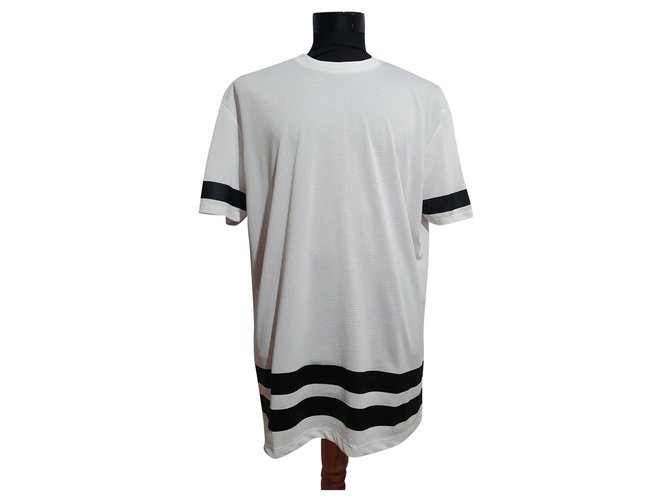 Karl Lagerfeld Camisas Preto Branco Poliéster  ref.323445