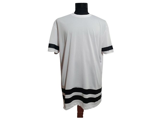Karl Lagerfeld T-Shirt Schwarz Weiß Polyester XXL