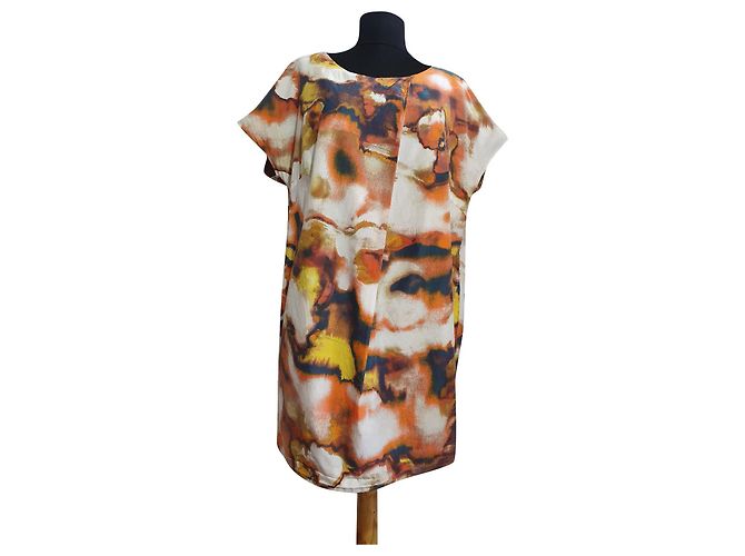Autre Marque Abito Peak Performance in seta e cotone Multicolore