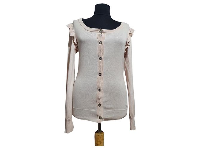 Baum und Pferdgarten Cardigan Beige Baumwolle
