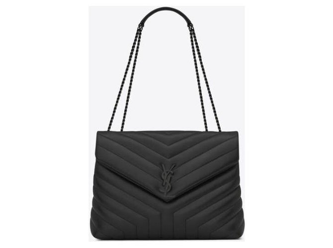 Saint Laurent bag Loulou model Black Leather  ref.323470