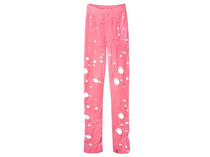 Chanel Iconic Cara Delevingne Pants Pink Cashmere  ref.323505