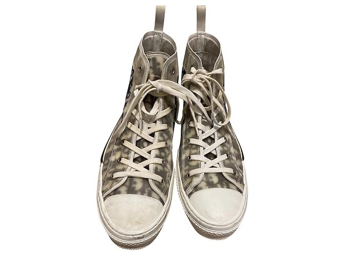 Baskets Dior B23 gris nylon taille 44