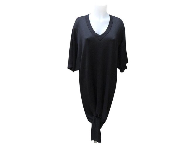 Balenciaga Robes Acetate Noir  ref.323602