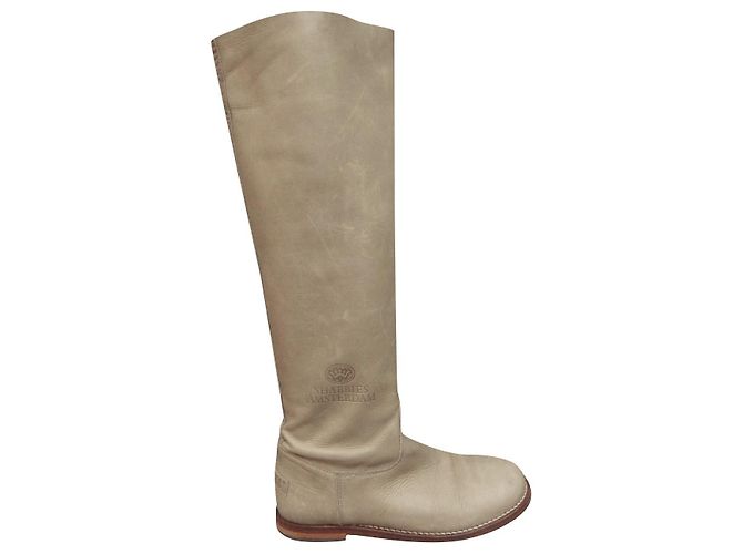 Autre Marque weiche Stiefel Shabbies Amsterdam p 36 Beige