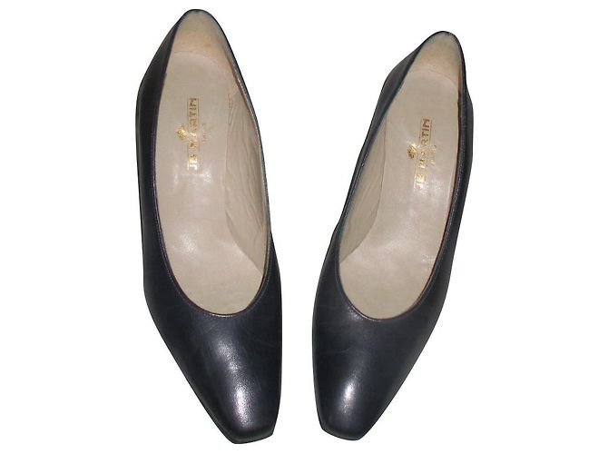 Décolleté JB Martin in pelle blu navy 37.5