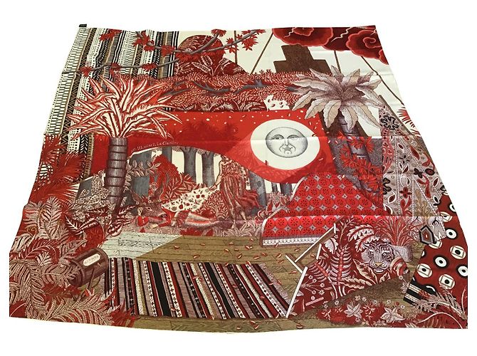 Hermès Mantón "acto III svene I el claro" Roja