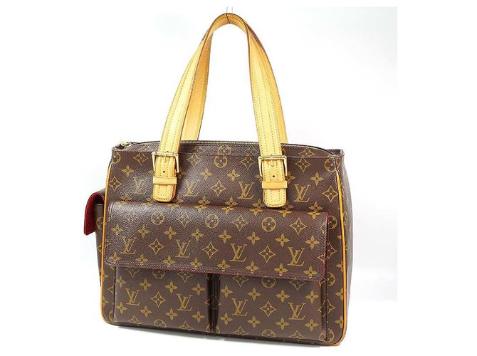 Brown Louis Vuitton Monogram Multipli-Cite Tote Bag