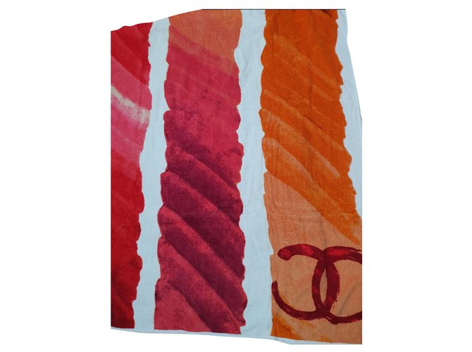 Chanel XL towel Multiple colors Cotton  ref.324483