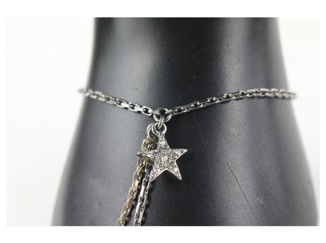 Chanel 17B Moon Star CC Crystal Chain Bracelet  ref.324505