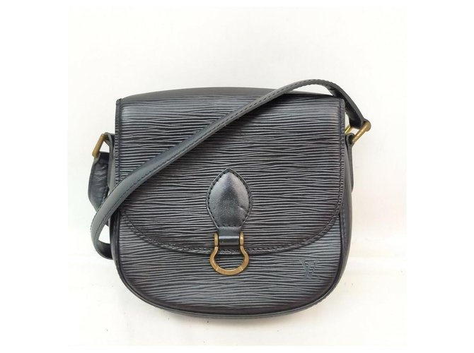 Louis Vuitton Vintage Louis Vuitton Mini Saint Cloud Black Epi