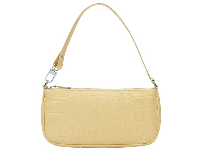 Shoulder Bag BY FAR Woman color Yellow Cream