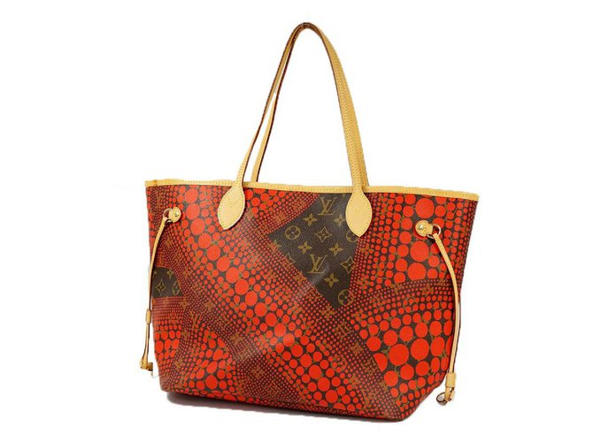 Louis Vuitton Yayoi Kusama Neverfull MM Monogram Shoulder Bag at