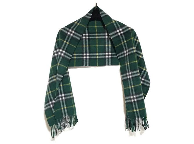 scarf Green Wool ref.325312 -