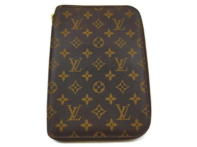 Louis Vuitton Pochette grande per organizer con cerniera e monogramma