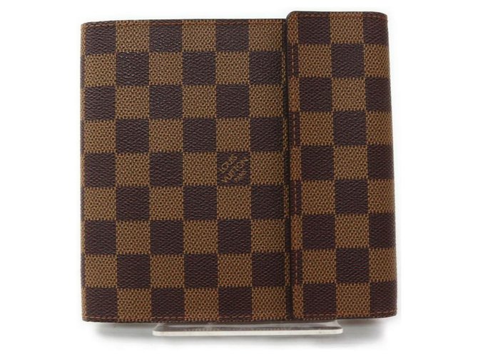 Louis Vuitton 20º aniversário Damier Ebene CD Pouch Case Clutch Bag  ref.326363