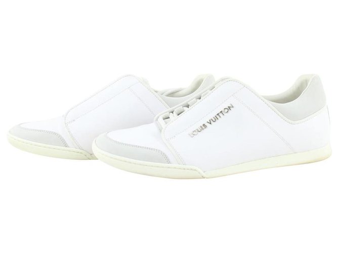 Louis Vuitton LV6 men's 7 US Ultra Rare White Euro Style Trainer Sneaker  Leather ref.326877 - Joli Closet
