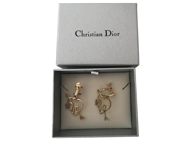 Dior Earrings Gold hardware Metal  ref.326974