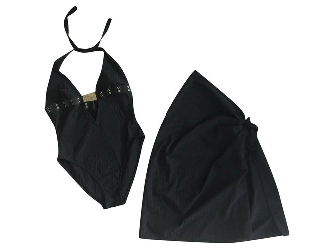 Dior Trajes de baño Negro Poliamida  ref.326979