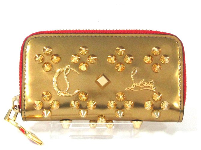Christian Louboutin Panettone Golden Leather  ref.327214