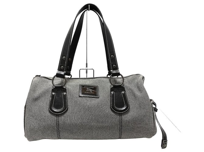 burberry shoulder bolsa black