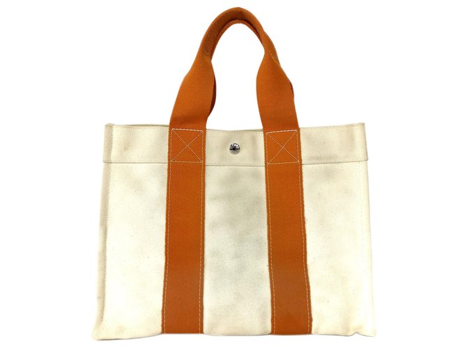  Hermes Bora Bora PM Tote Bag with Pouch, Canvas