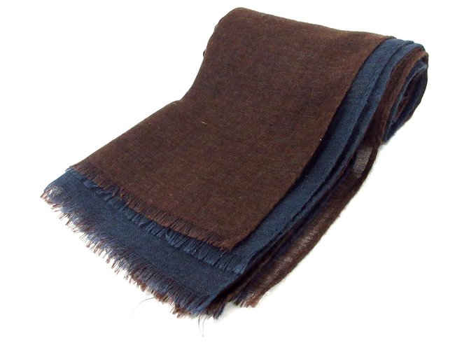 Hermès scarf Brown Wool  ref.327770