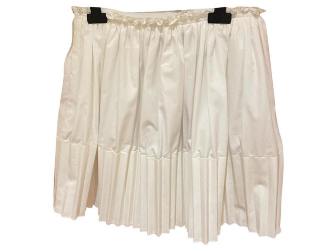 Chloé Skirts White Cotton  ref.327834