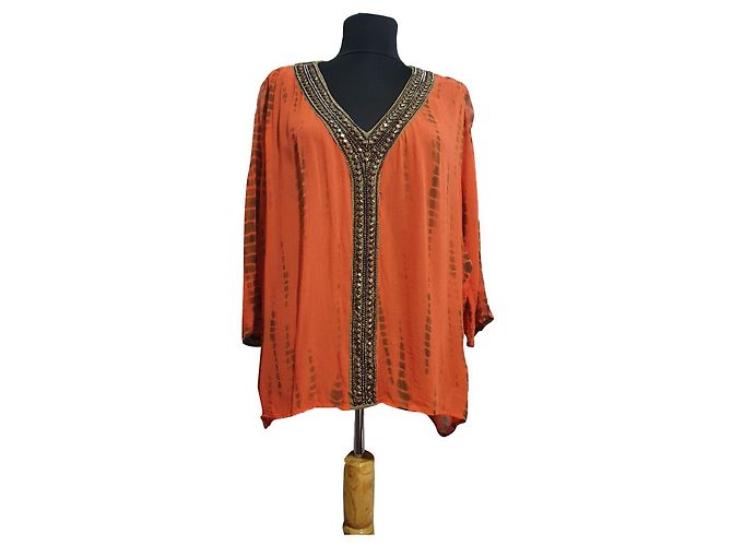 Blusa Michael Kors Laranja de Viscose