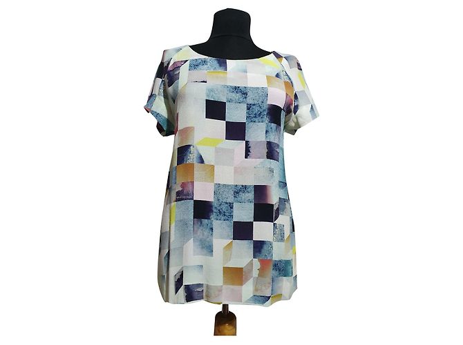 Cos Viscose Top Multi Color Size M Multiple colors