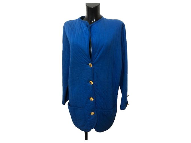 Giacca trapuntata Yves Saint Laurent blu