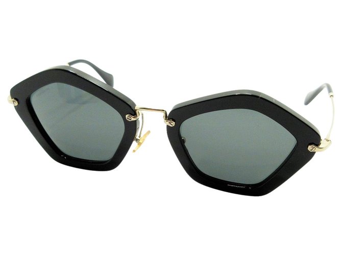 Miu Miu Glasses Black Metal  ref.328420