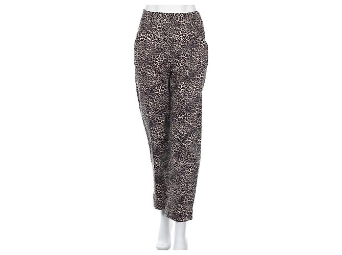 Calça com estampa de leopardo Bitte Kai Rand Multicor