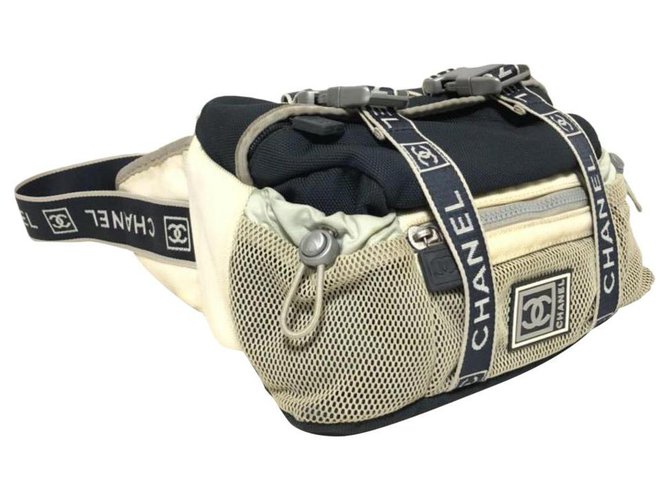Chanel Sports Line CC Logo Bum Bag Waist Pouch Fanny Pack ref.328635 - Joli  Closet