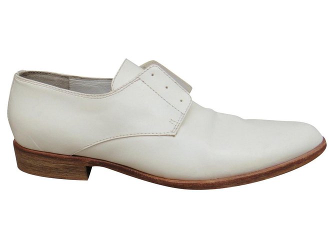 Chloé p loafers 35,5 White Leather  ref.328643