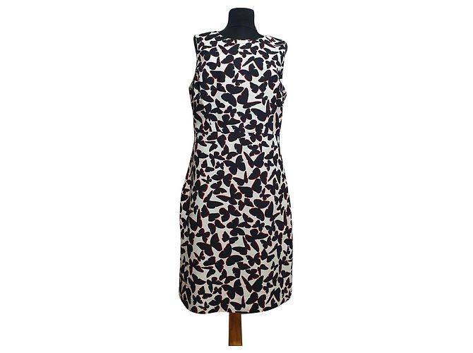 Vestido de algodón Kate Spade con estampado de mariposas Multicolor