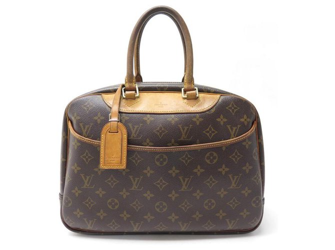 Louis Vuitton Vintage - Monogram Deauville Bag - Brown - Monogram Canvas  and Leather Handbag - Luxury High Quality - Avvenice