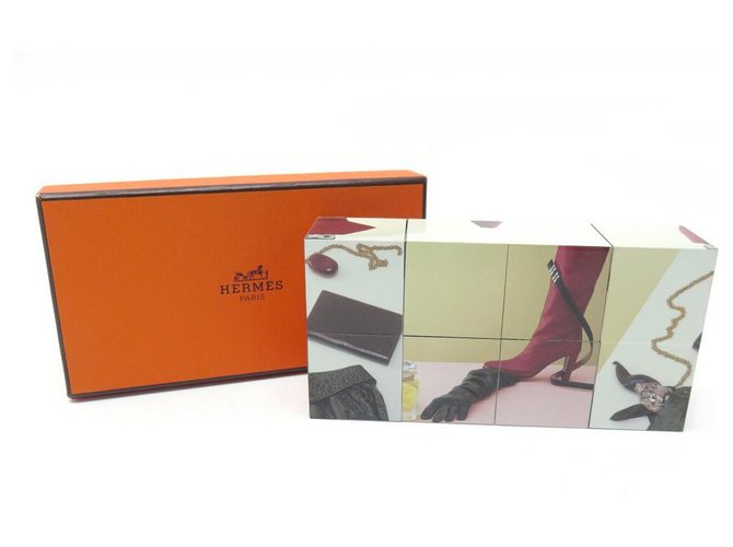 Hermès NEW COLLECTOR MODULAR CUBE HERMES SOME IDEAS FOR CHRISTMAS HOLIDAYS 2002 Multiple colors  ref.328853