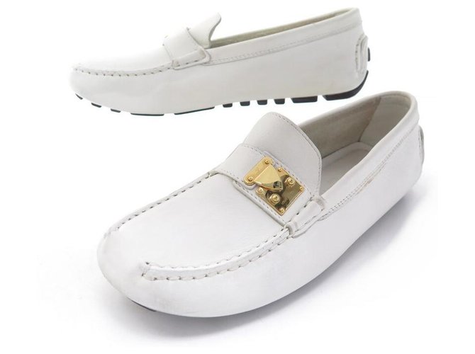 Louis Vuitton White Loafers for Men