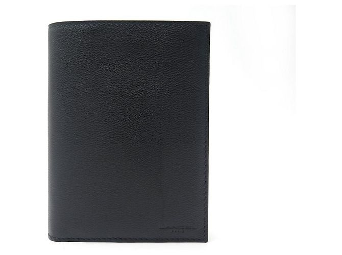 NEW LANCEL WALLET A03141 8CC IN BLACK LEATHER + WALLET CARD HOLDER BOX