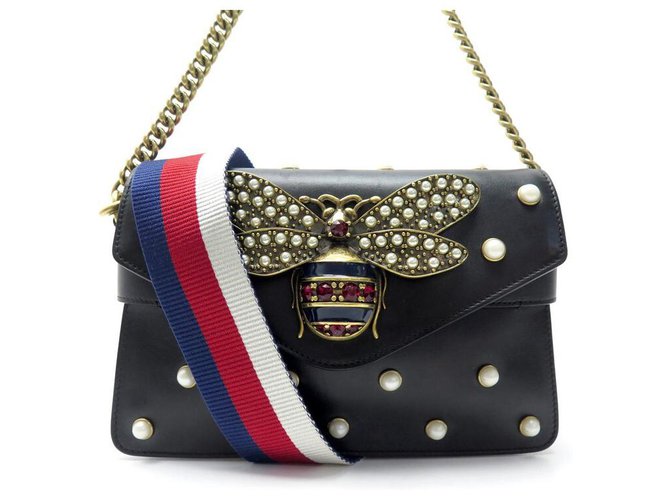gucci pearl bee bolsa
