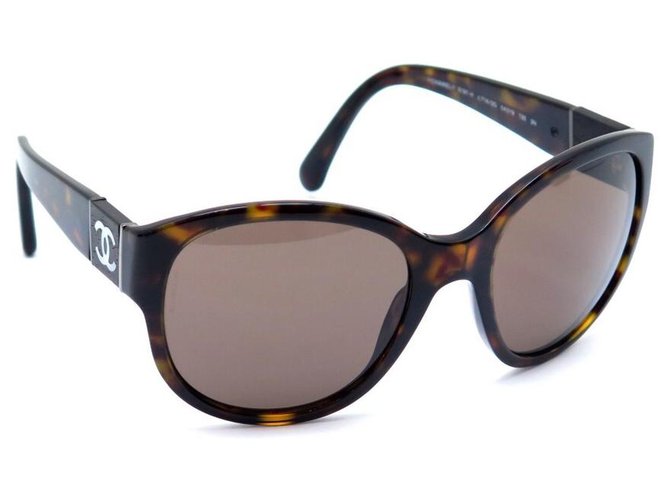 Chanel sunglasses 5197 BROWN PLASTIC + BROWN SUNGLASSES CASE  ref.329707