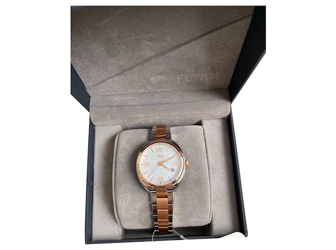 Fendi Momento Uhr goldfarben Stahl Golden