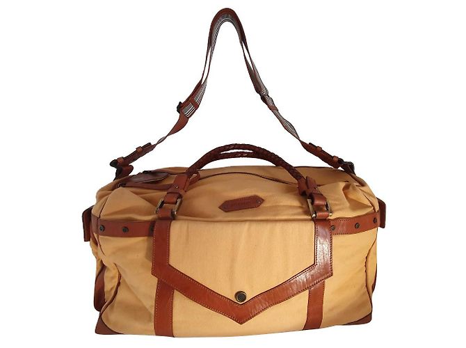 Givenchy Linda e rara bolsa de viagem Givecnhy Marrom