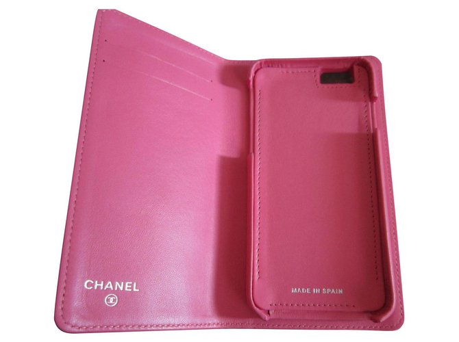 Chanel Geldbörsen, Geldbörsen, Fälle Pink Leder  ref.330320