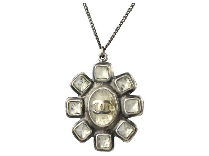 Chanel 10C Stone CC Necklace  ref.330380