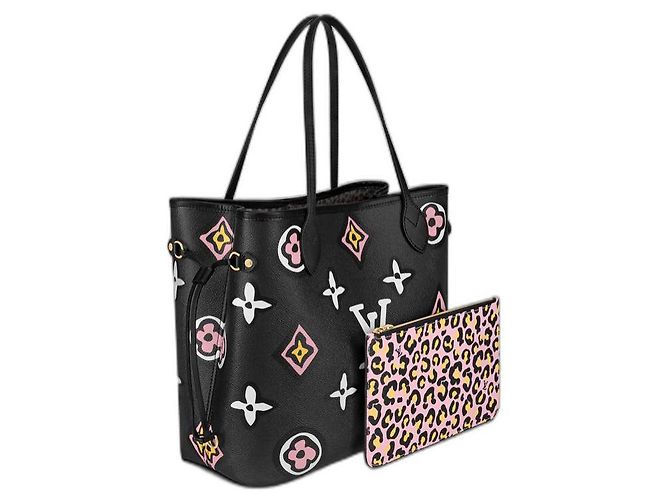 Louis Vuitton LV Neverfull sauvage au coeur Noir