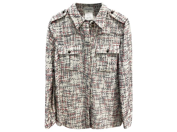 Chanel Tweed Shirt Multiple colors  ref.330441